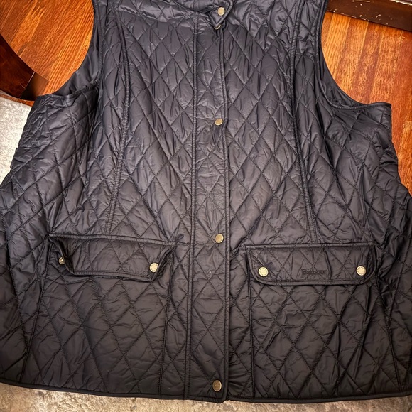 Barbour Black Quilted Women's Vest - Picture 1 of 5